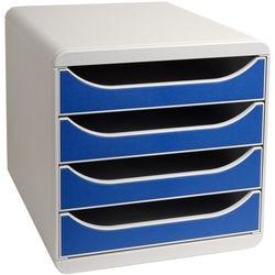 Kommode Big Box Multiform 310003d A4 27,8x34,7x26,7cm hellgrau blau