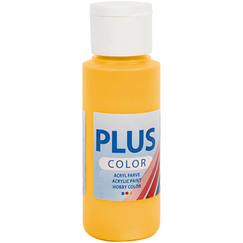 Creativ Company plus Farbakrylfarbe, gelbe Sonne, 60 ml
