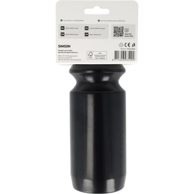 Simson Wasserflasche 600ml schwarz