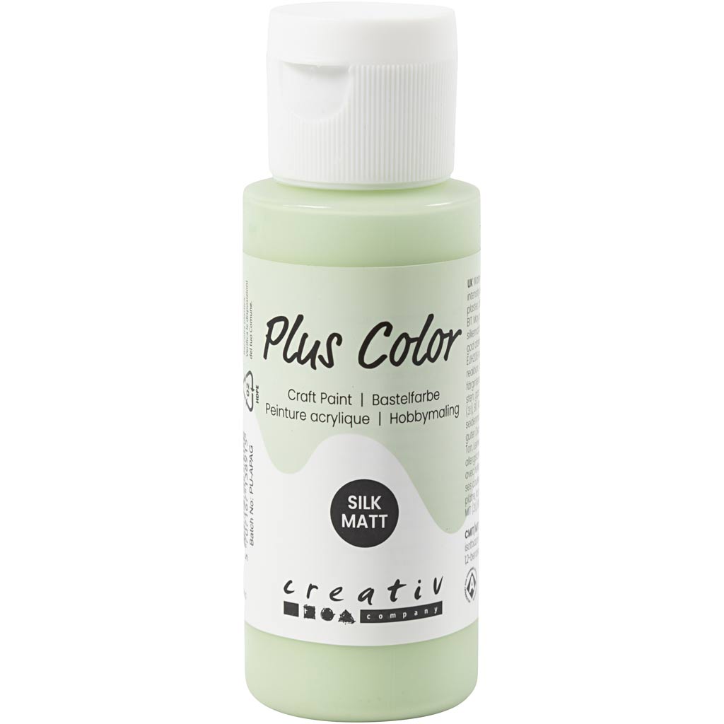 Plus Color Acrylfarbe, Frühlingsgrün, 60 ml 1 Flasche