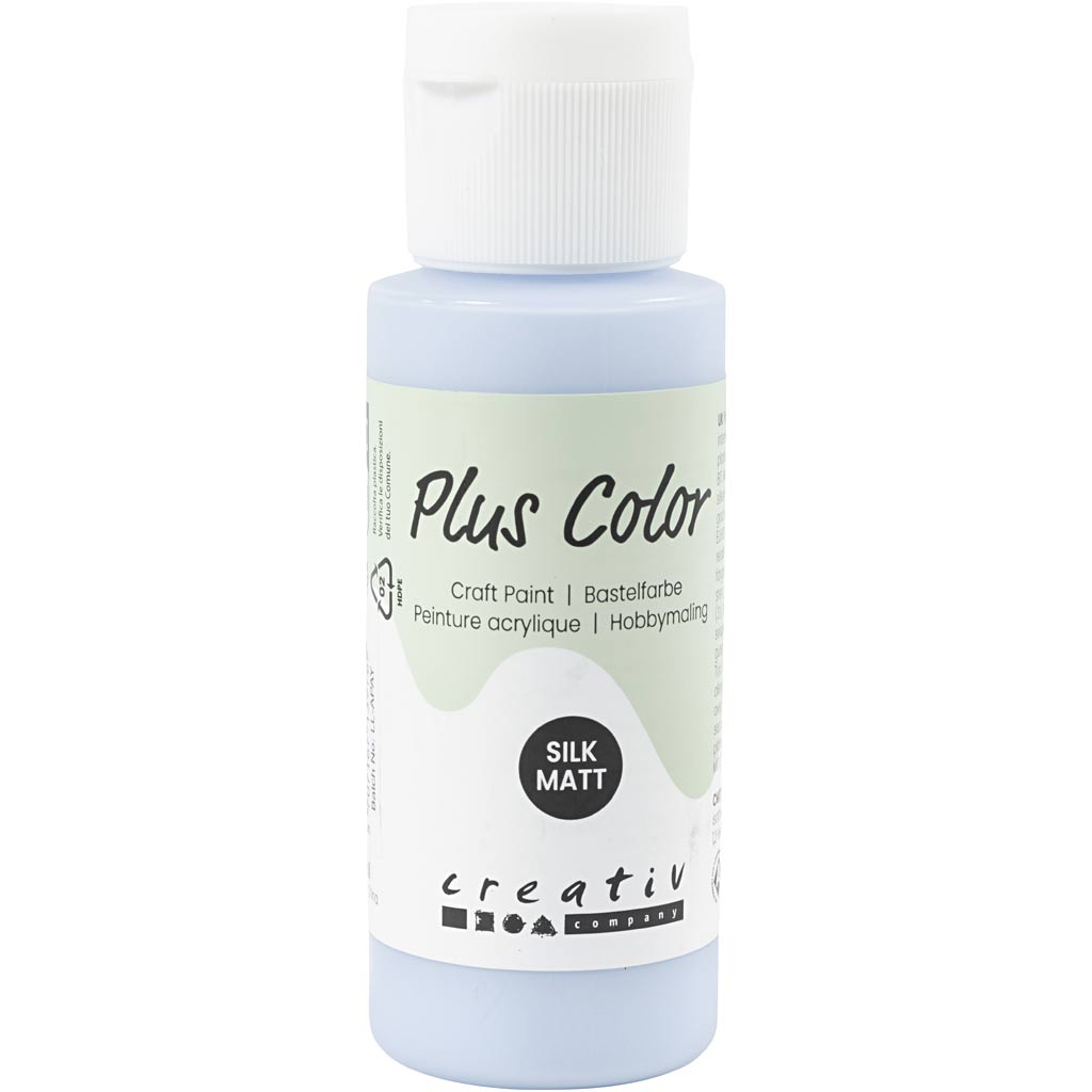 Creativ Company plus Farbakrylfarbe, hellblau, 60 ml