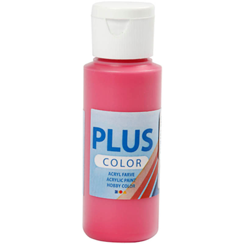 Plus Color Acrylfarbe, Primärrot, 60 ml 1 Flasche