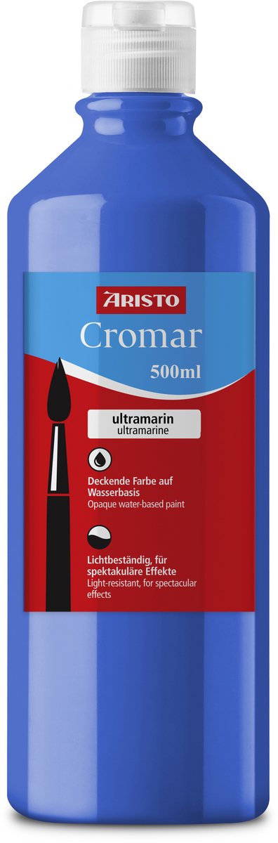 Aristo-Farbe – Cromar – Acrylfarbe – 500 ml – Ultramarin – AR-30960