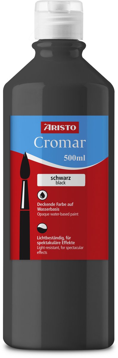Aristo-Farbe – Cromar – 500 ml – Schwarz – AR-30870