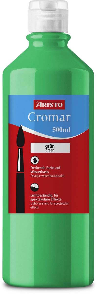 Aristo-Farbe – Cromar – Acrylfarbe – 500 ml – grün – AR-30900