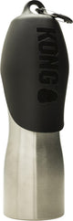 Kong h2o Edelstahl-Wasserflasche schwarz 0,75ltr
