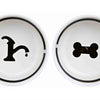 Trixie Food Bowl Trinkbehälter Set auf Ihren Füßen weiß schwarz