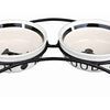 Trixie Food Bowl Trinkbehälter Set auf Ihren Füßen weiß schwarz
