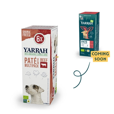 Yarrah Hund Alu Pate Multipack Rindfleisch