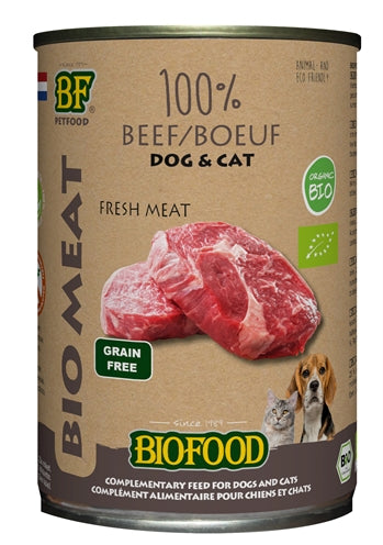 Biofood Bio -Hund 100% Rindfleischdose