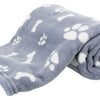 Trixie Dog Decke Kenny Fleece Knochenbeine blau