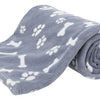 Trixie Dog Decke Kenny Fleece Knochenbeine blau