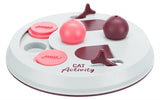 Trixie Cat Activity Flip Board Bes rosa hellgrau - afbeelding 1