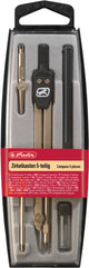 Herlitz 8710303 Kompass schwarz, metallic 5 Stück
