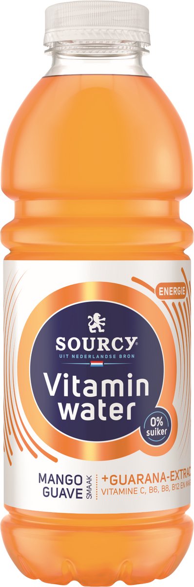 Sourcy - Vitaminwasser - Mango Guave - 6 x 1 Liter - Vorteilspack