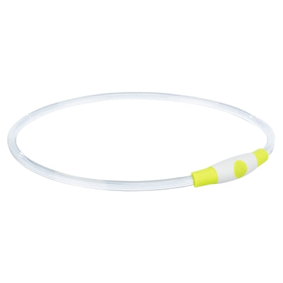 Trixie -Kragen USB -Blitzlicht leuchtend wiederaufladbar TPU Green