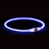 Trixie -Kragen USB -Blitzlicht leuchtend wiederaufladbar TPU Multi