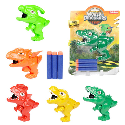 Welt der Dinosaurier Mini Dinopistool mit Pfeilen, 4dlg.