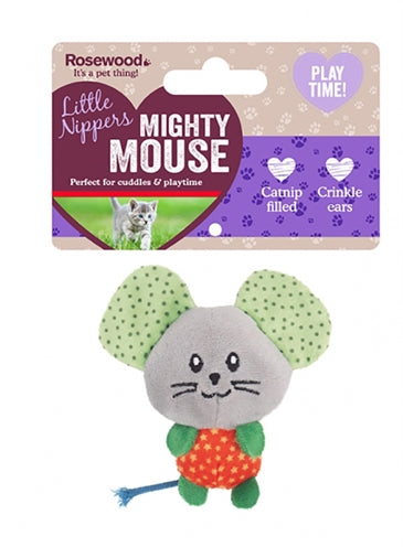 Rosewood Little Nippers Mighty Maus mit Katzenminze