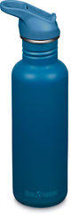 KLEAN Kanteen -Trinkflasche - Klassiker - Sportdop mit Flip - Corsair - 800 ml