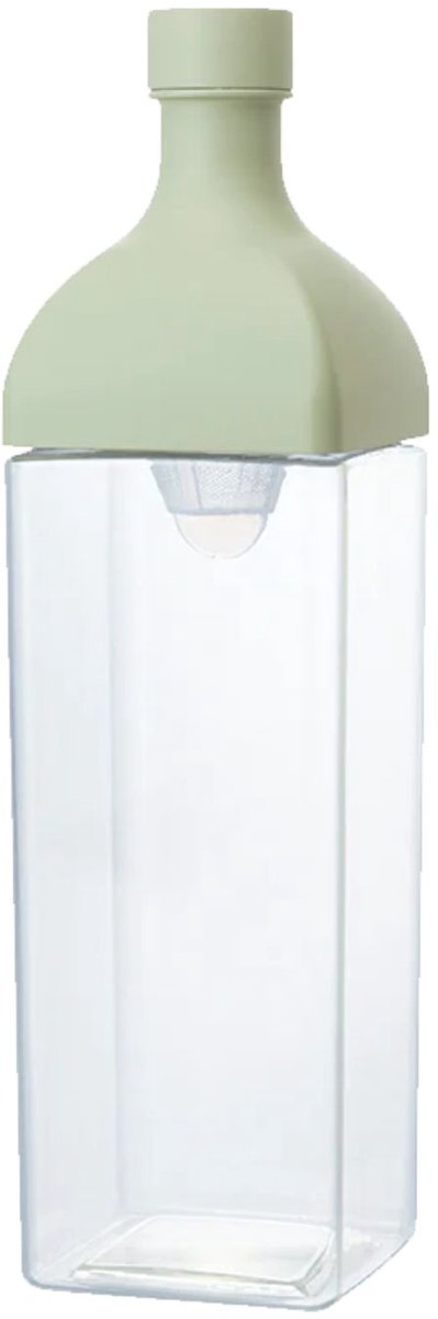 Hario Cold Brew Eistee-Flasche – Ka-Ku-Flasche, 1200 ml, olivgrün