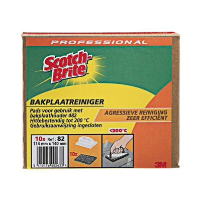 3 m Scotch Brite 82 Backblech-Reinigungspads 114 x 140 mm A10