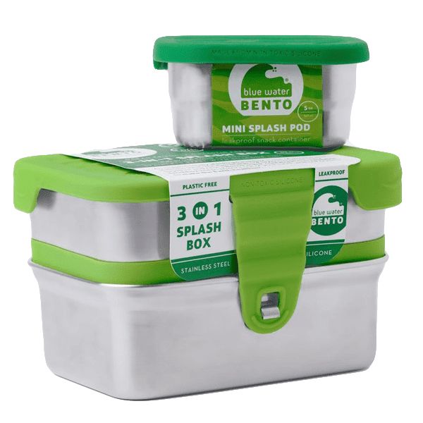 Blaues Wasser Bento Lunch Box 3 in 1