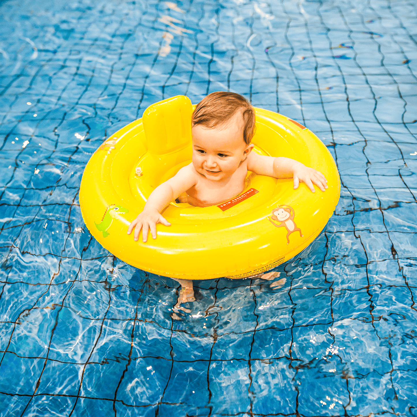 Goldene Safari | Gelbe Baby schwimmen 0-1 Jahre