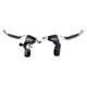 Tektro cl530 cl535 Bremshebel Set mit Glocke 4-Finger schwarz-silber auf Karte