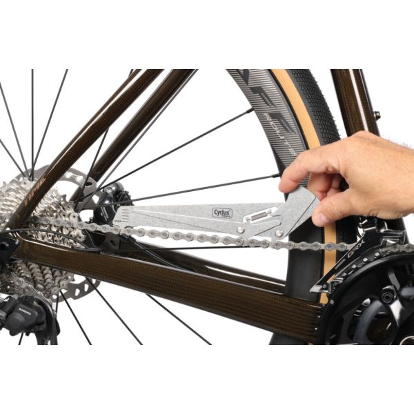 Cycplus Cycle Chainwite mit Stahl Silber
