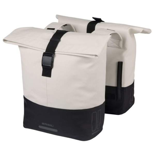Basil Bag Cove doppelt weiß schwarz | 32l