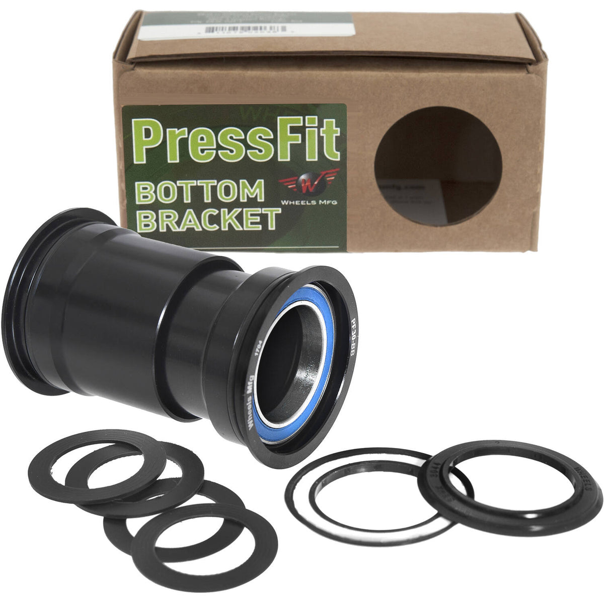 Räder Herstellung von Rädern MFG Bottom Bracket PressFit 30 ABEC 3 Schwarz