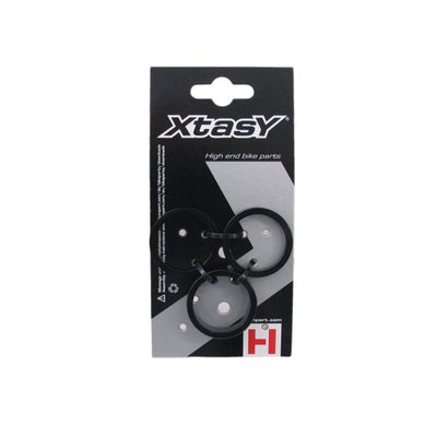 Ergotec Ball Head Spacer Set 1-1 8 (Ø28.6) 3-Stück 2 5 10 mm schwarz