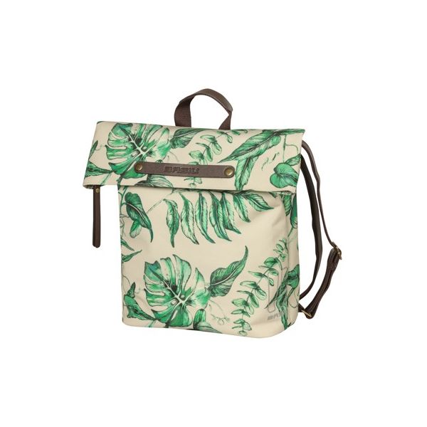 Basil Ever-Green Doppel-Fahrradtasche – nachhaltig, hip, grün, 14-18L