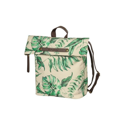 Basil Ever-Green Doppel-Fahrradtasche – nachhaltig, hip, grün, 14-18L