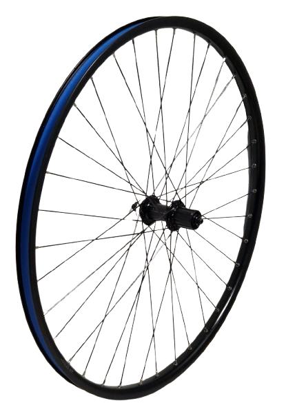 KGZ KGZ Hinterrad 28 Zoll (622) Kassette 8-10 V CENTERLOCK RIM und Speichen schwarz