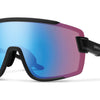 Smith Gläses Wildcat Matte schwarzer Chromapop Low hell Rosenblau Spiegel