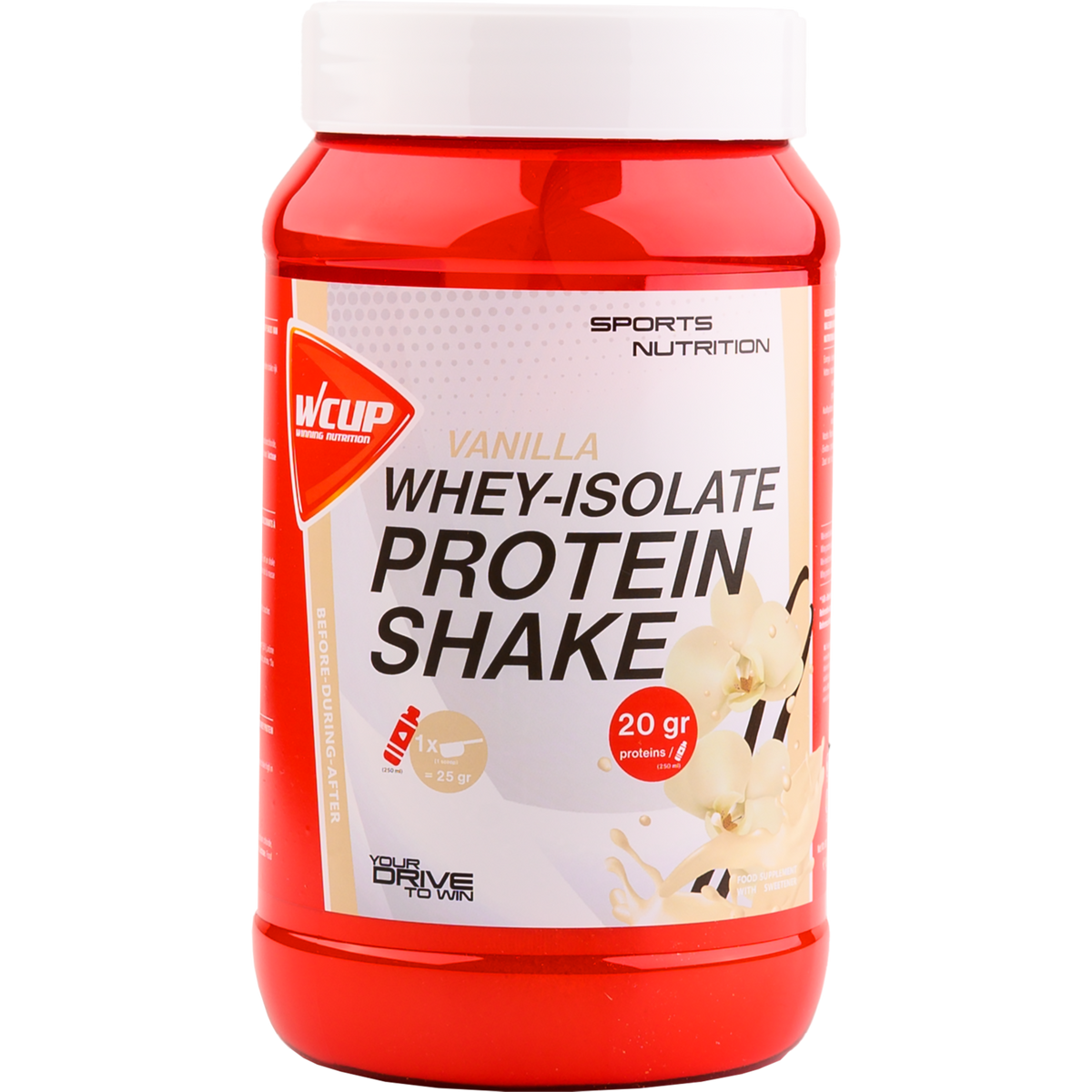 WCUP - Molke -Isolat -Protein -Shake Vanille 600 Gramm