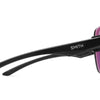 Smith Gläses Wildcat Matte schwarzer Chromapop Low hell Rosenblau Spiegel