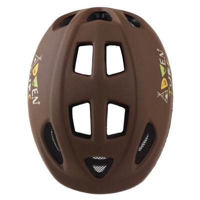 Polisport Kinder Helm Abenteuer XS 46-53 cm Brown