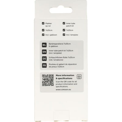 Simson Reifenreparaturrolle mit Schablone 7x20cm