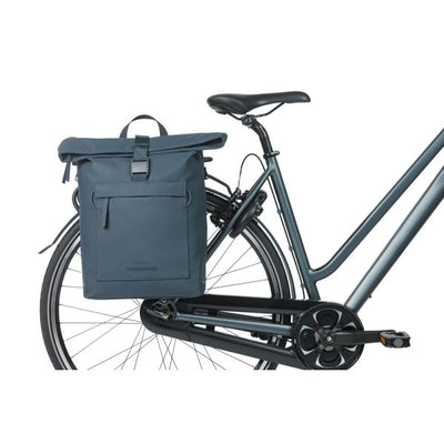 Basil Fahrrad-Umhängetasche Brooklyn Mik 17l 14 x 32 x 40 cm – blau