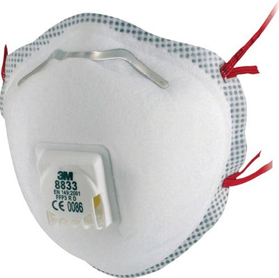 3m Staubmaske | ffp3 v r d | mit Ausatemventil | 10 Stück - 7100057145 - 7100057145