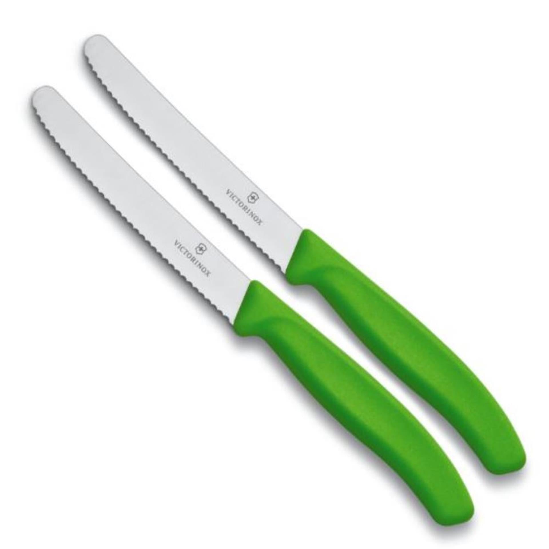 Victorinox Tomatenmesser gezahnt 2 Stück grün