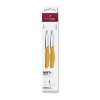 Victorinox Schälmesser 2 Stück gelb spitz 8cm