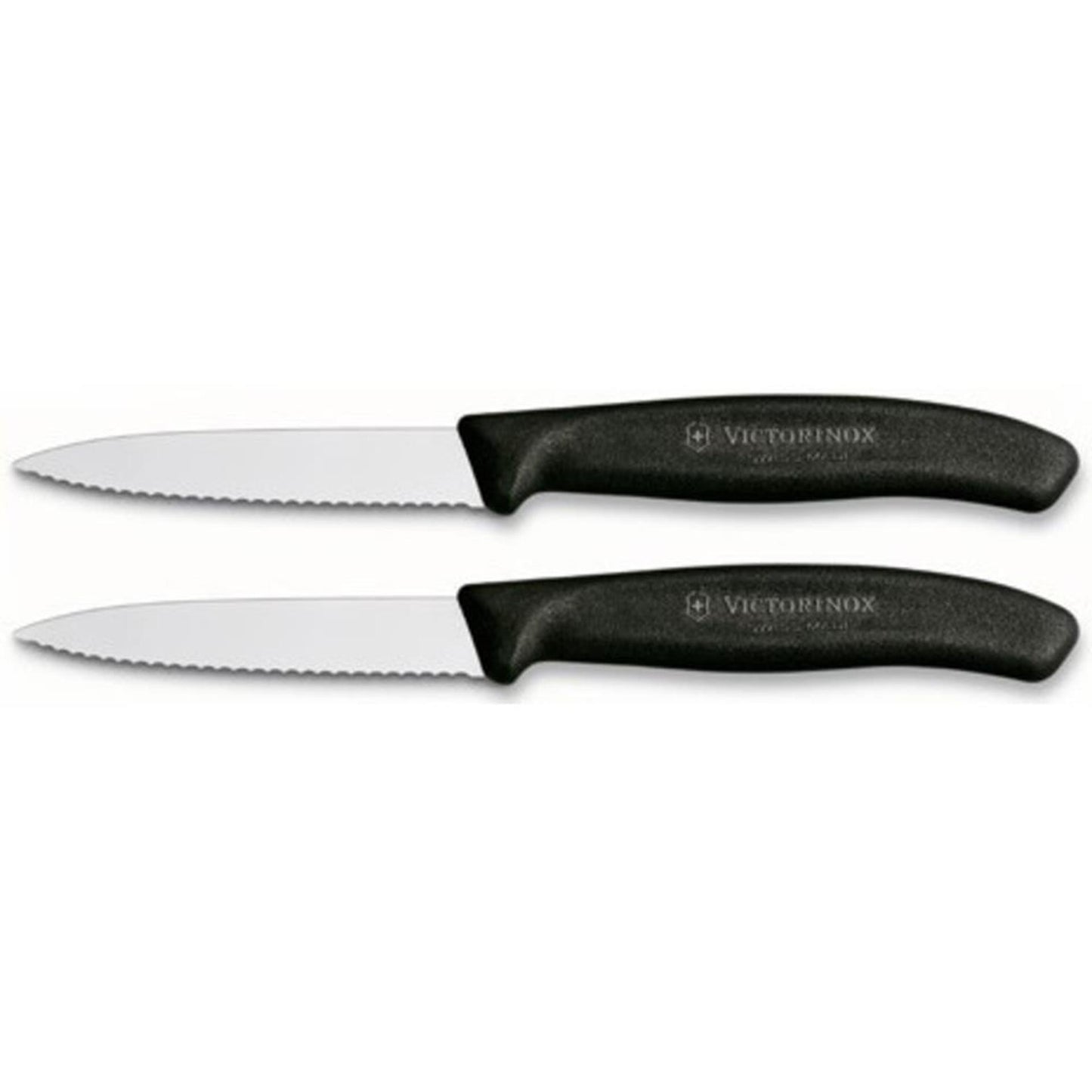Victorinox Gemüsemesser gezahnt 2 Stück schwarz