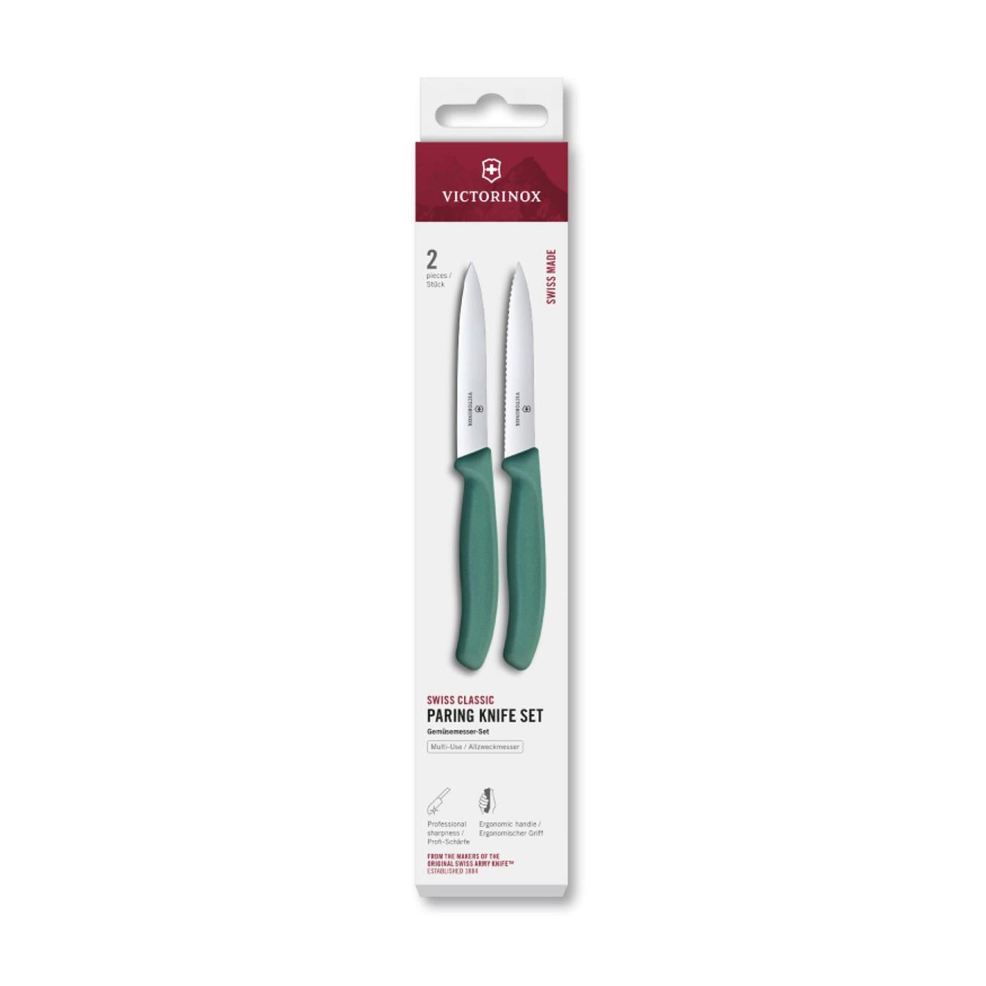 Victorinox Schälmesser 2 Stück grün 10cm