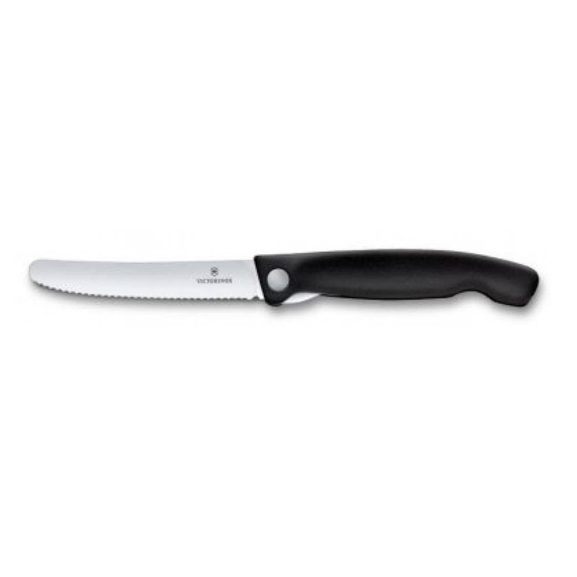 Victorinox klappbares Tafelmesser schwarz