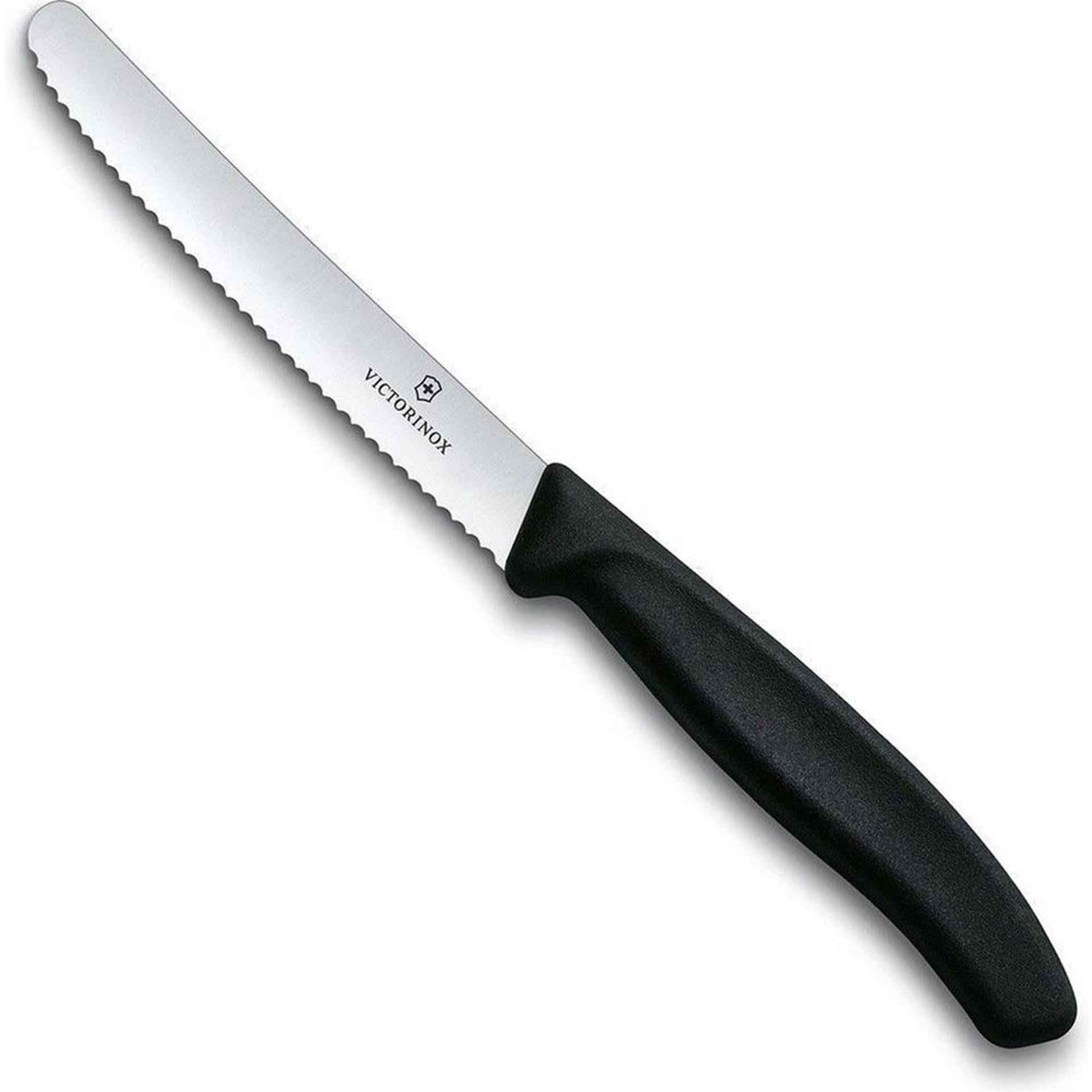 Victorinox Tomatenmesser gezahnt schwarz