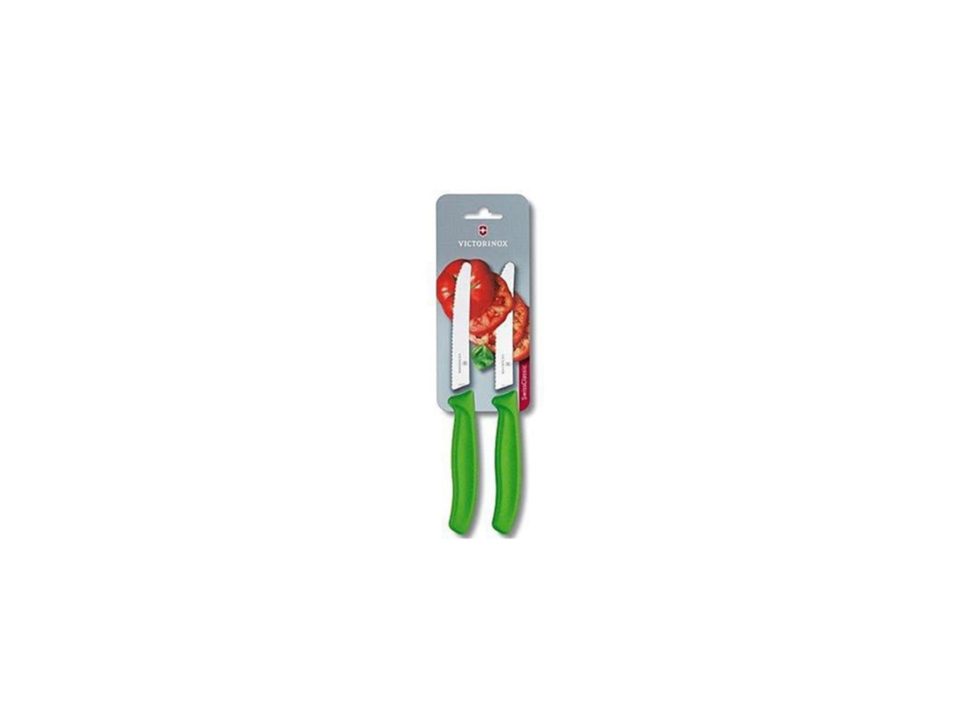 Victorinox Tomatenmesser gezahnt 2 Stück grün